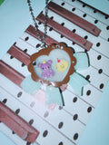 galog | Handmade Acrylic Necklace - Mint Ribbon