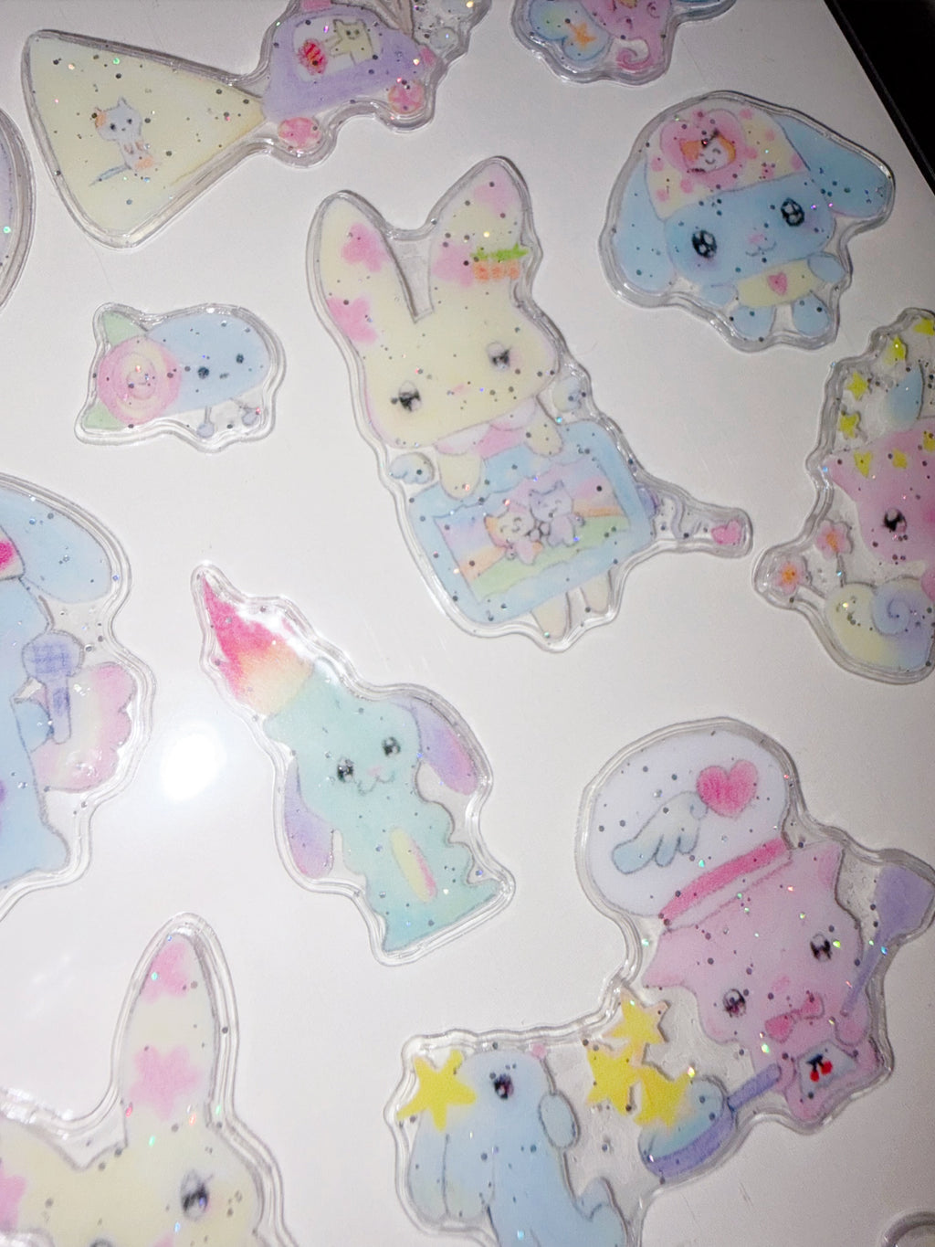 Plastic Peco | Little Days 3D Glitter Sticker Sheet