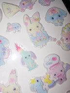 Plastic Peco | Little Days 3D Glitter Sticker Sheet
