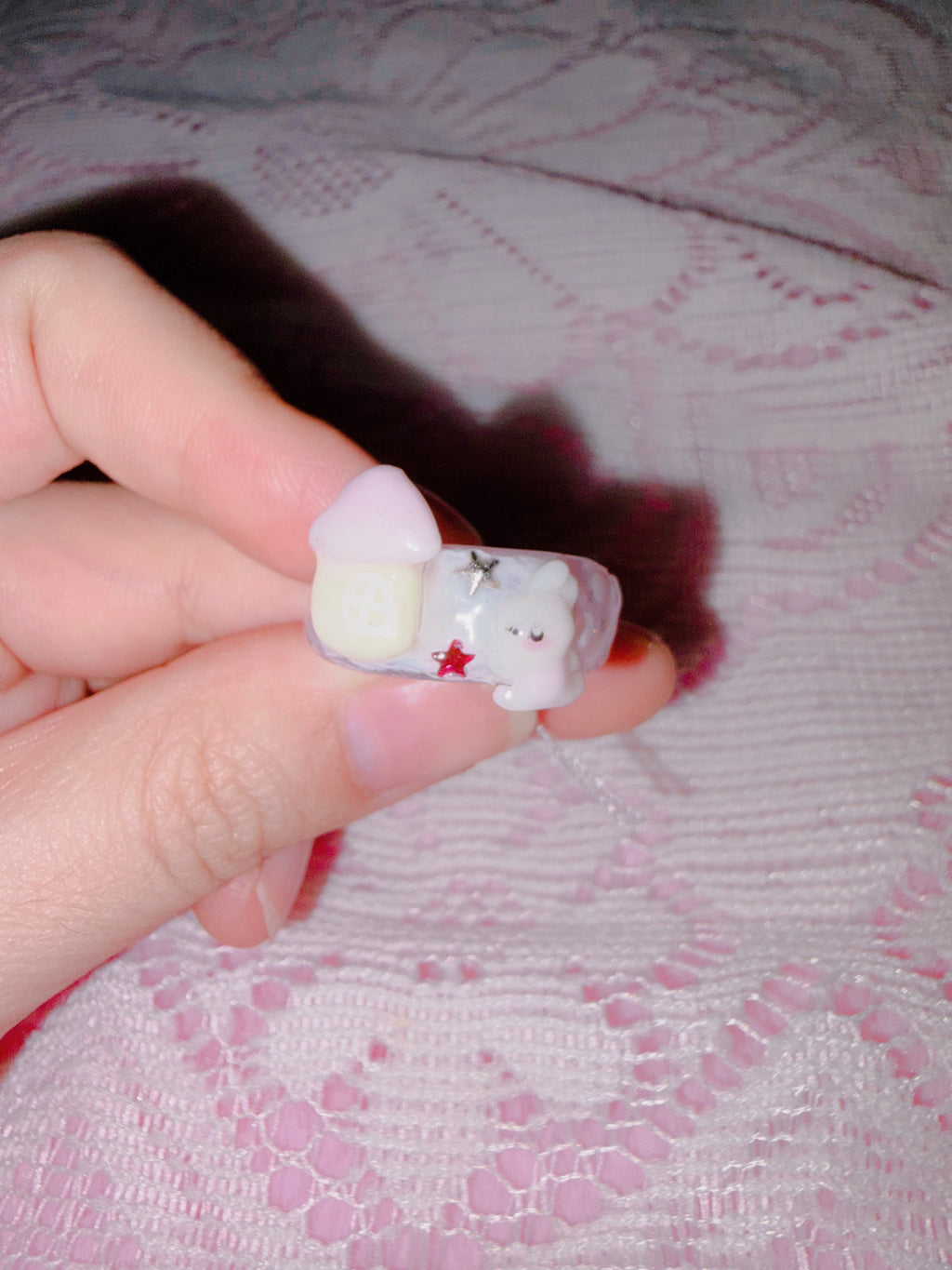 Riluet | House with Bunny Ring