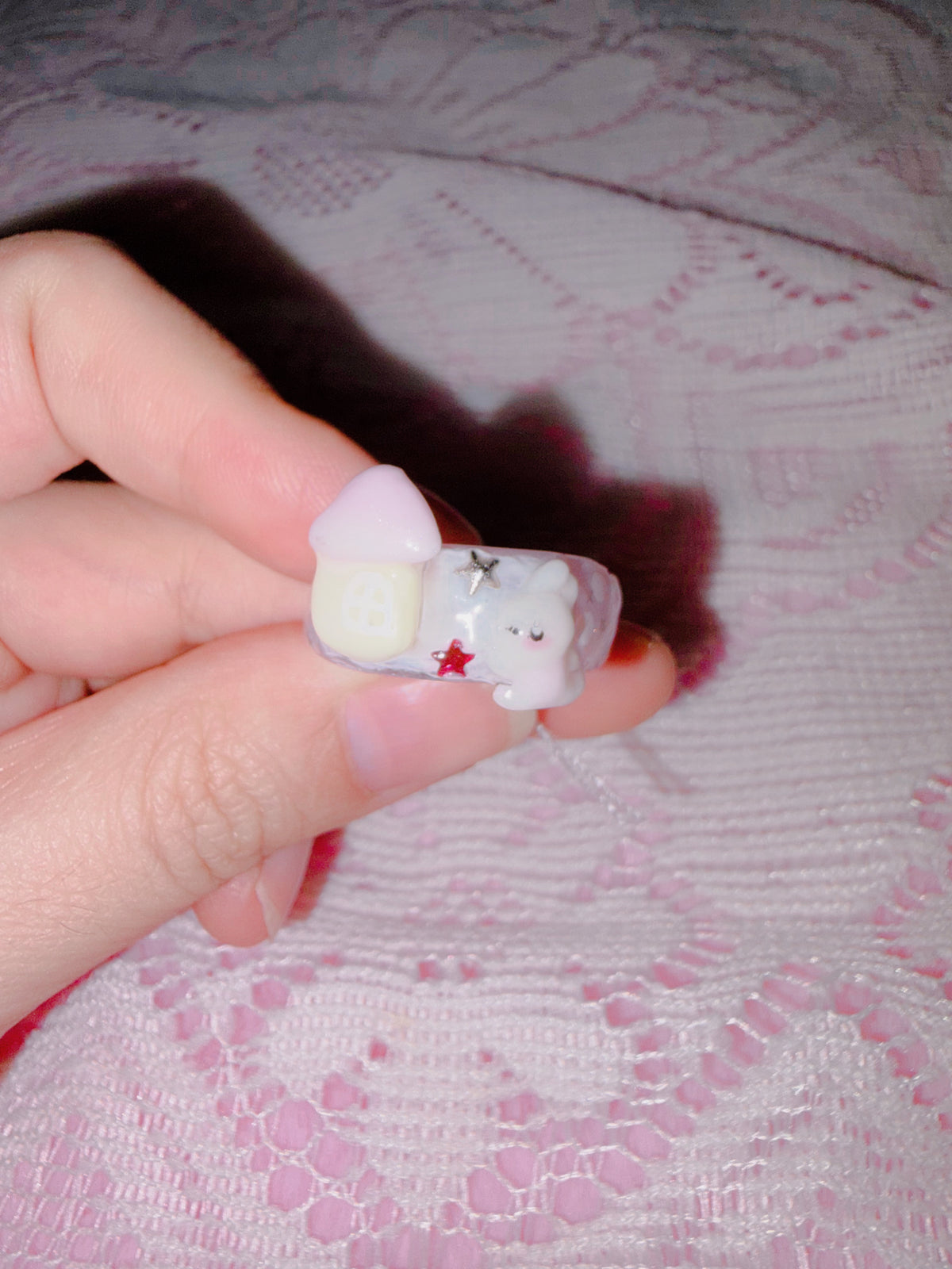 Riluet | House with Bunny Ring