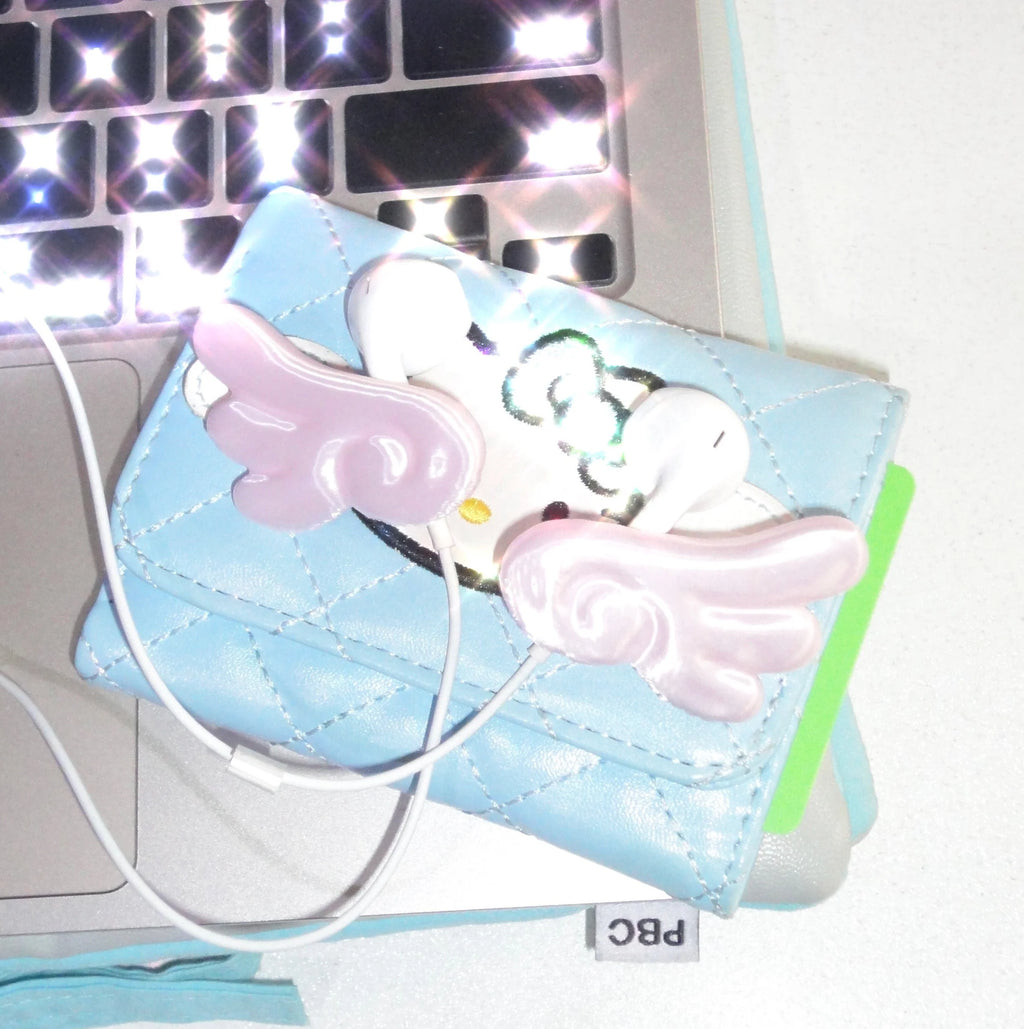 THINGS | ꒰ঌ Cupid’s Wings ໒꒱ Earphone Attachment (Pink)