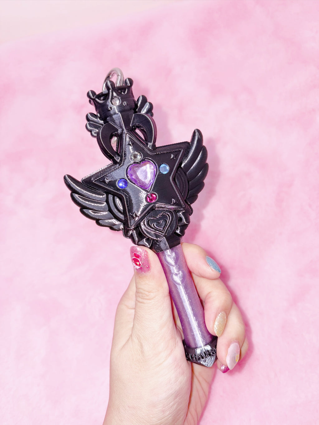 Chubby Charms Club | Mini Magic Stick NFC 3D-Print Accessories - Black