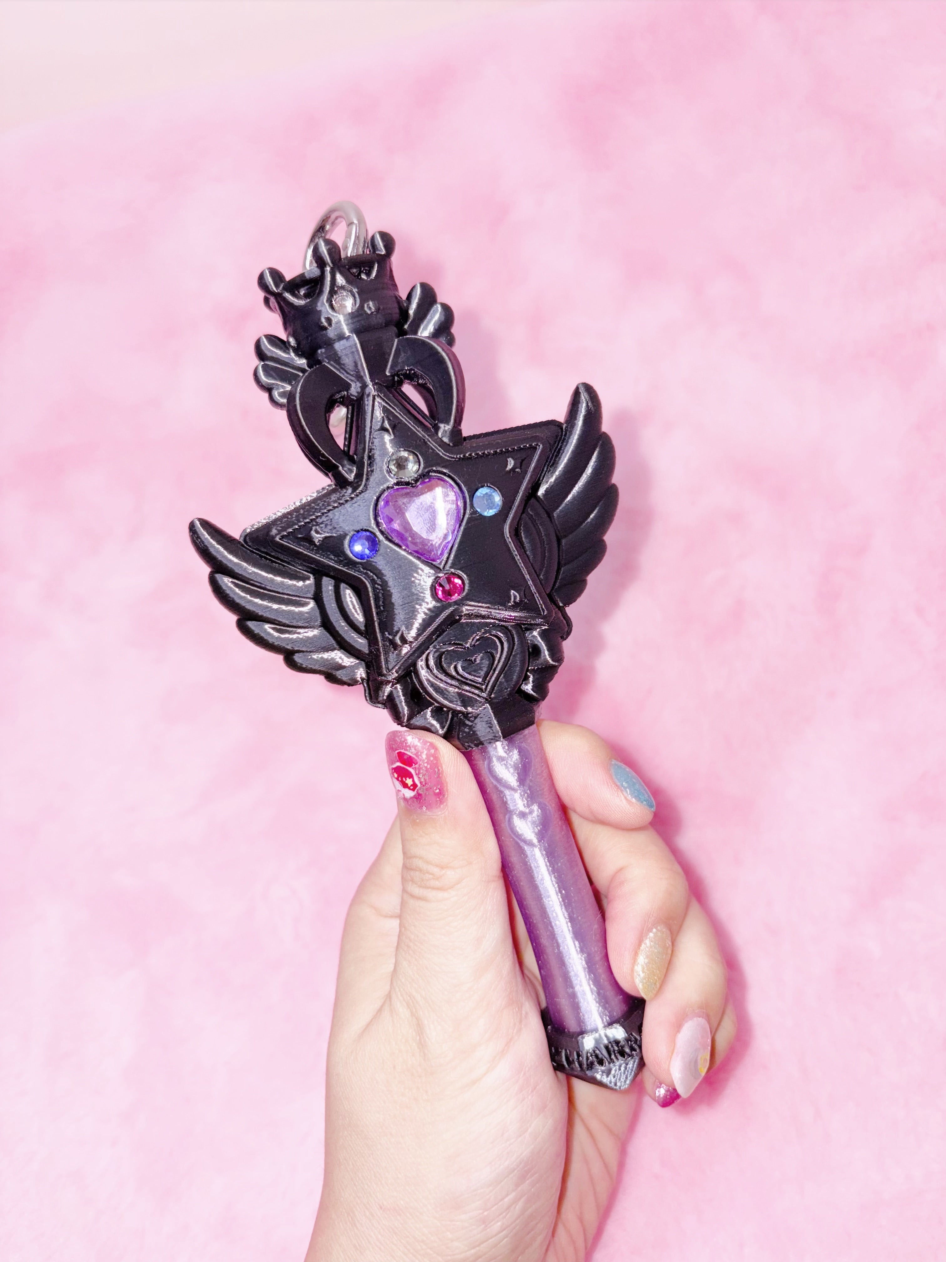 Chubby Charms Club | Mini Magic Stick NFC 3D-Print Accessories - Black