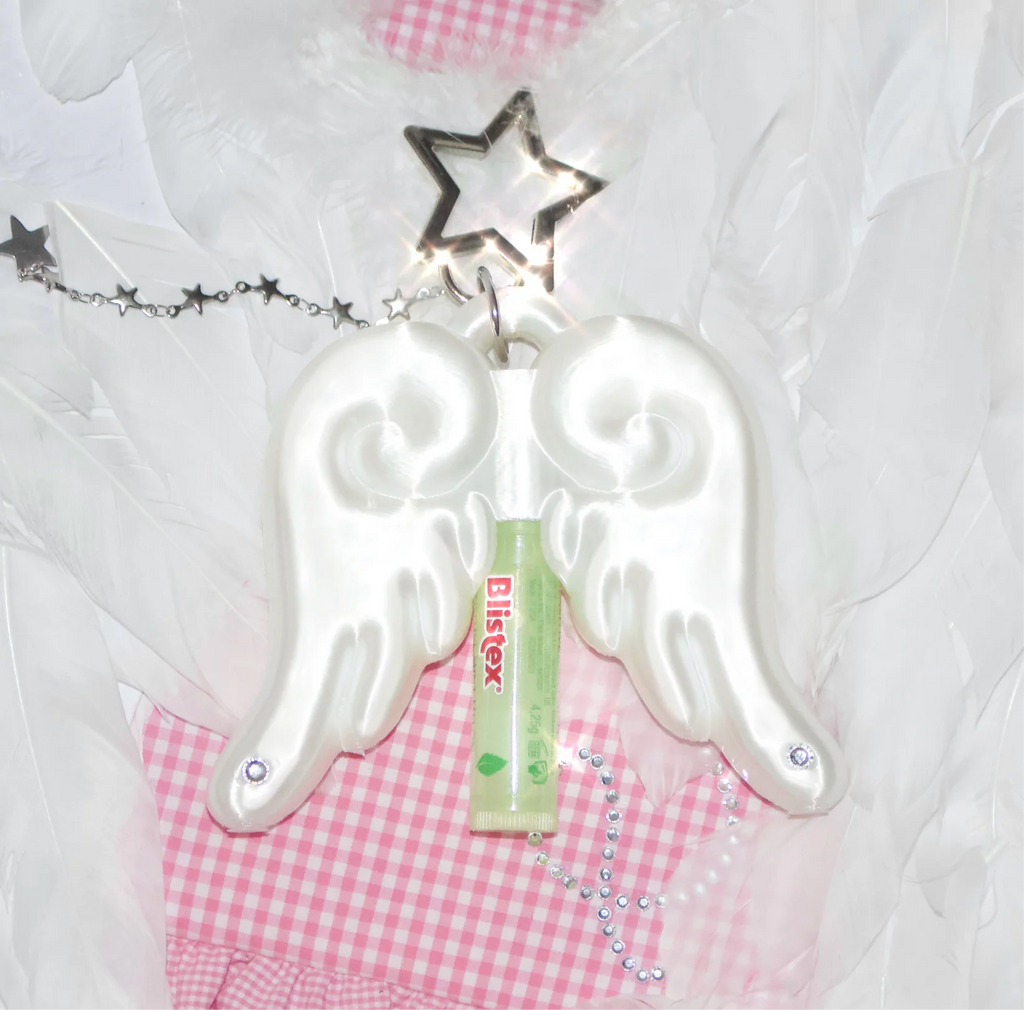 THINGS | Angel Wing Lipbalm Case (White)