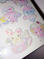 Plastic Peco | Little Days 3D Glitter Sticker Sheet