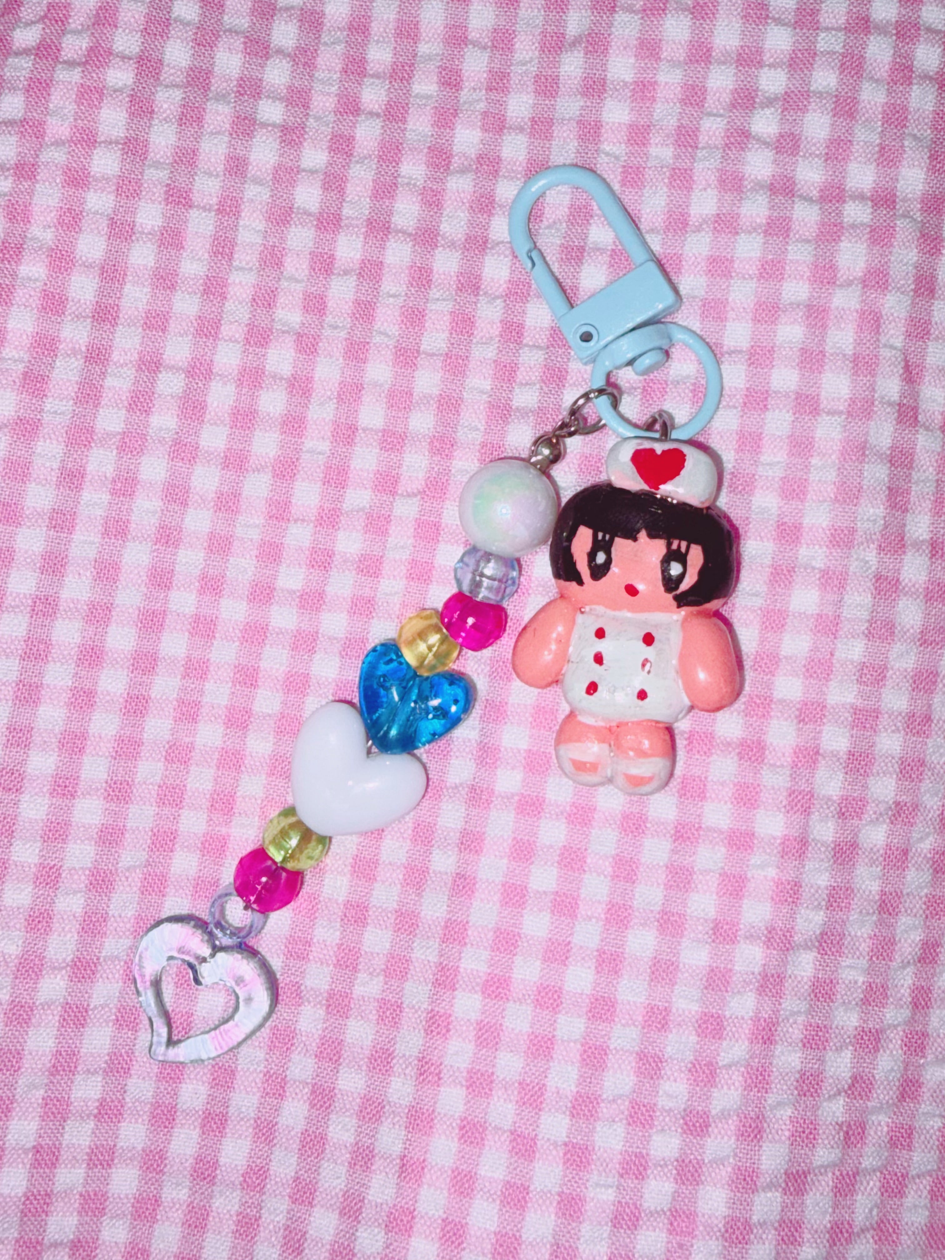 Momomeronn桃甜瓜 | Bead Clay Keychain