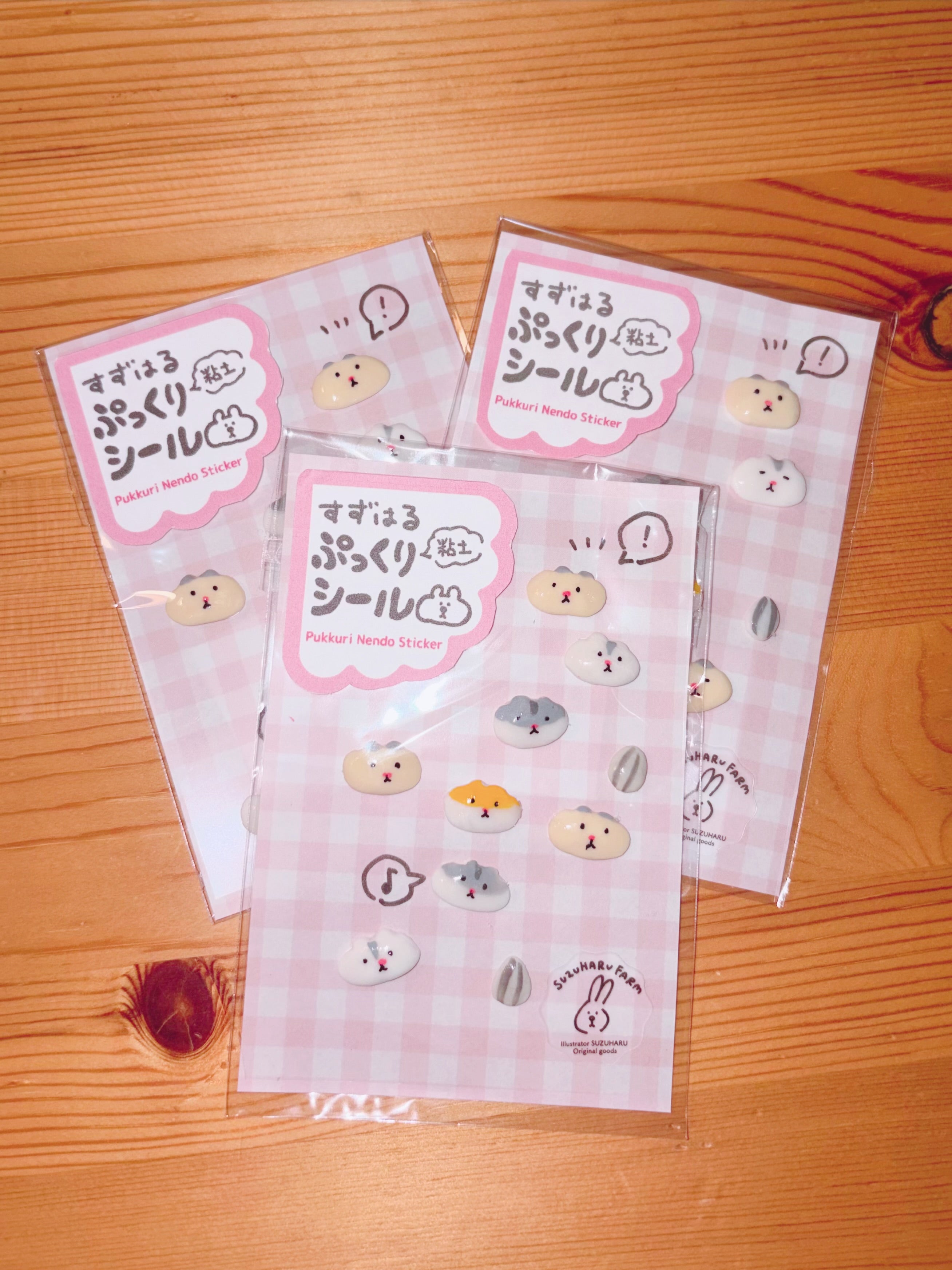 Handmade Clay Sticker Sheet