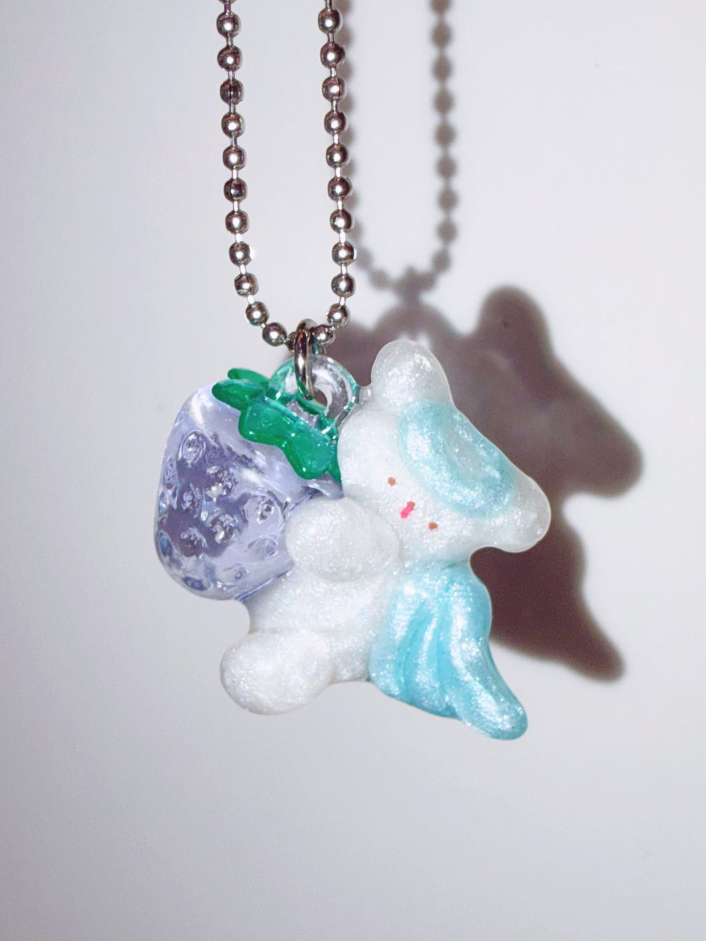 my little doggg | Strawberry Angel Dog Necklace