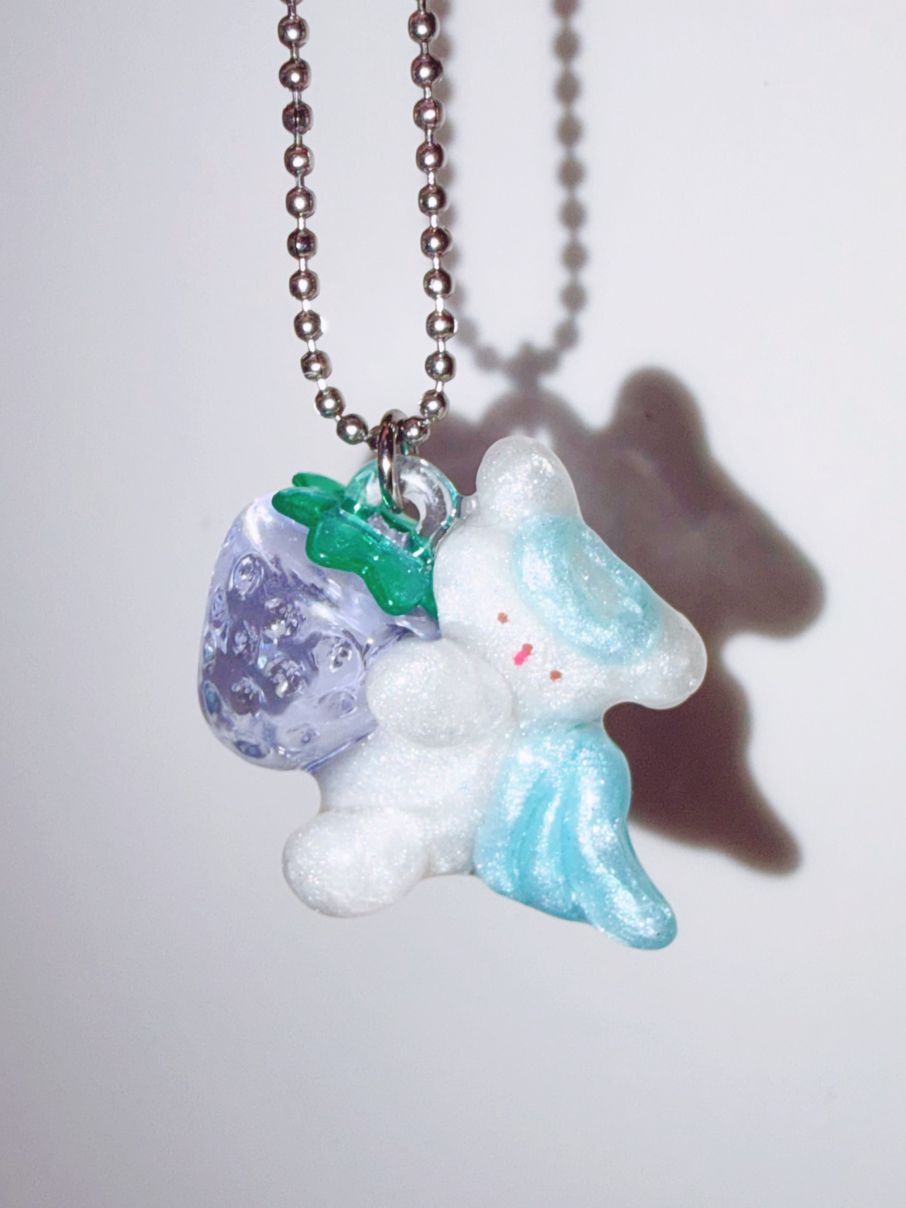 my little doggg | Strawberry Angel Dog Necklace