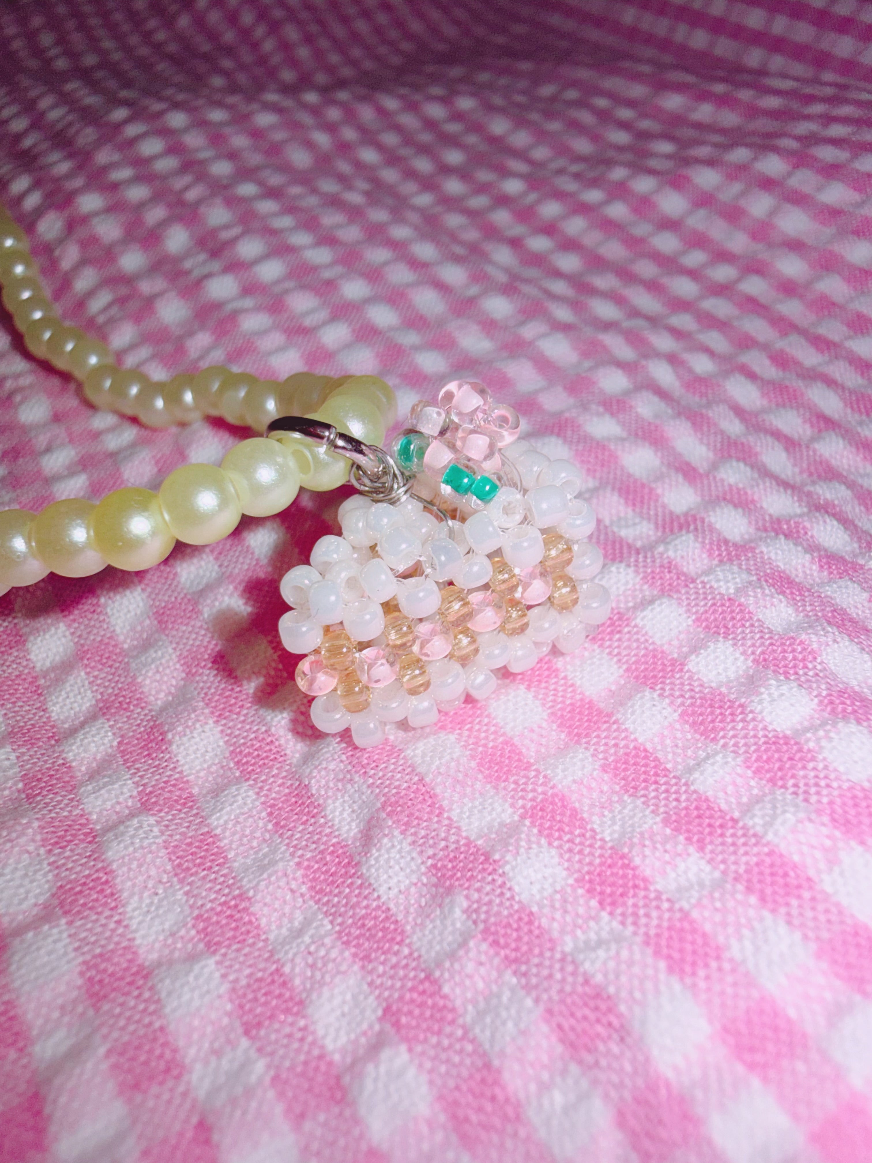 Momomeronn桃甜瓜 | Bead Cake Necklace