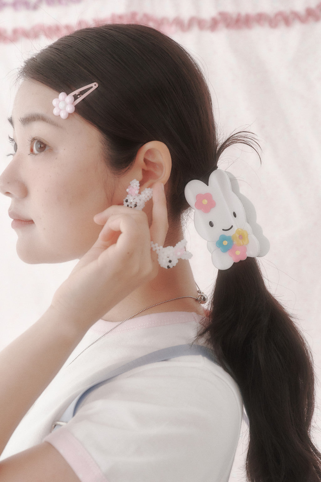 SWINGSET | [X YOUNGART] KIDDY Beads Ring (White)