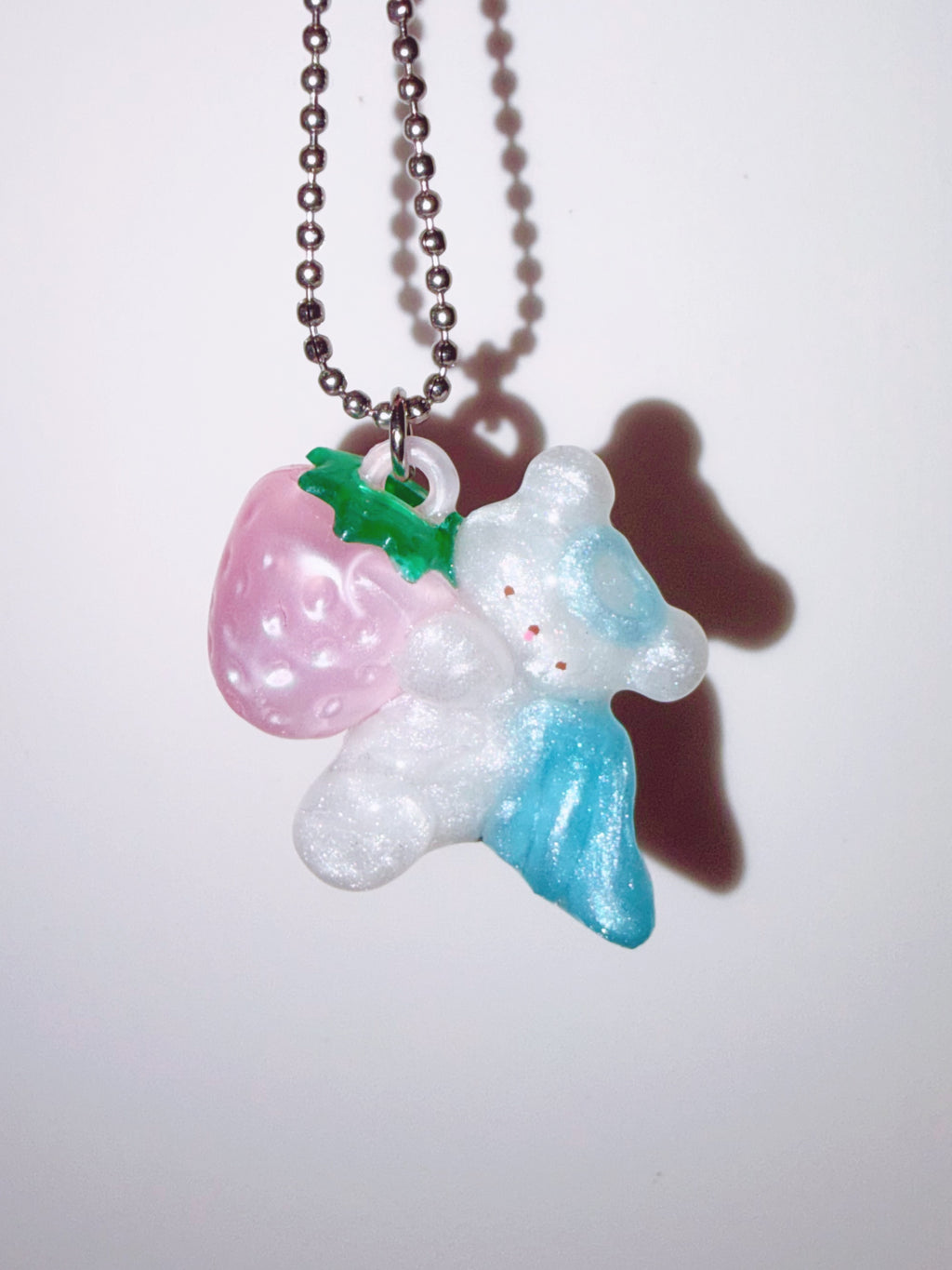 my little doggg | Strawberry Angel Dog Necklace