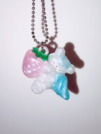 my little doggg | Strawberry Angel Dog Necklace