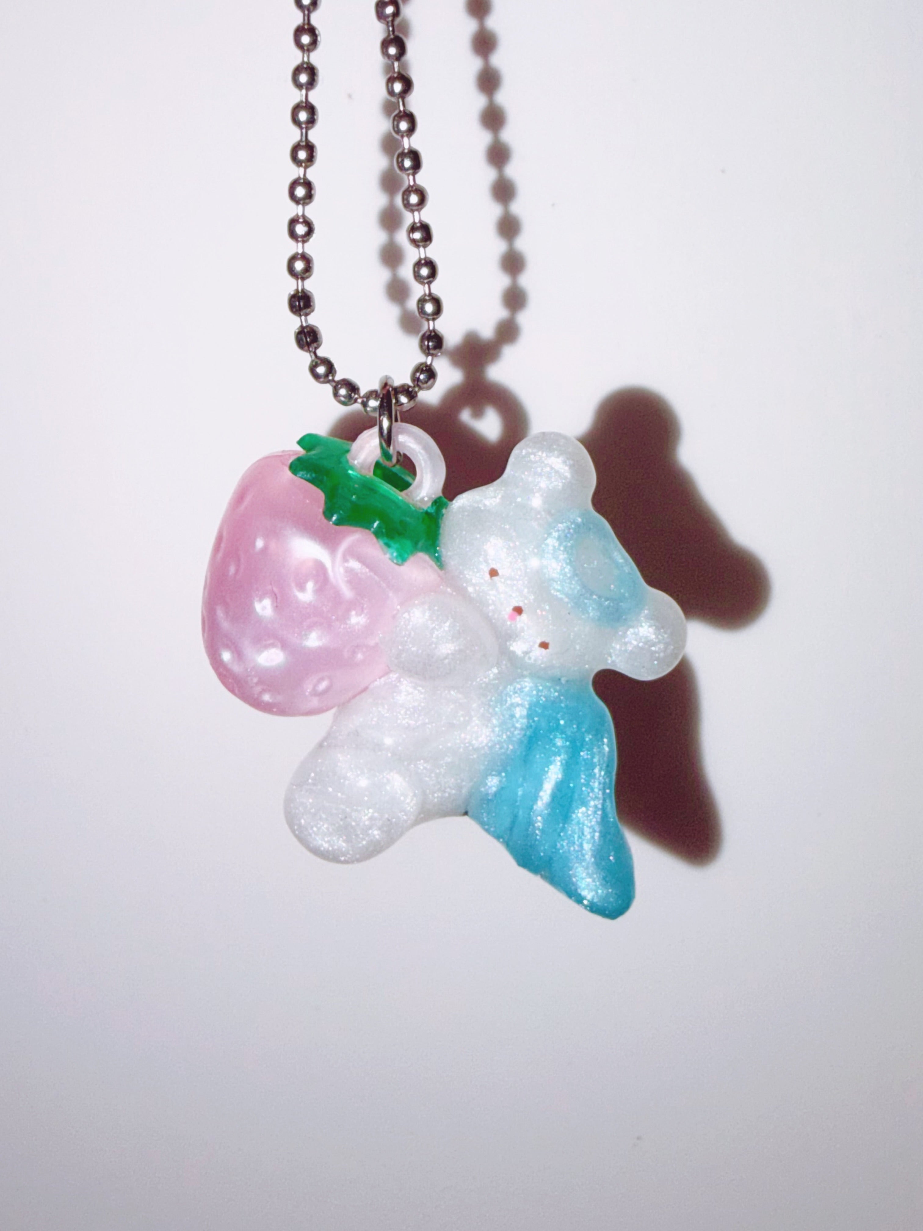 my little doggg | Strawberry Angel Dog Necklace