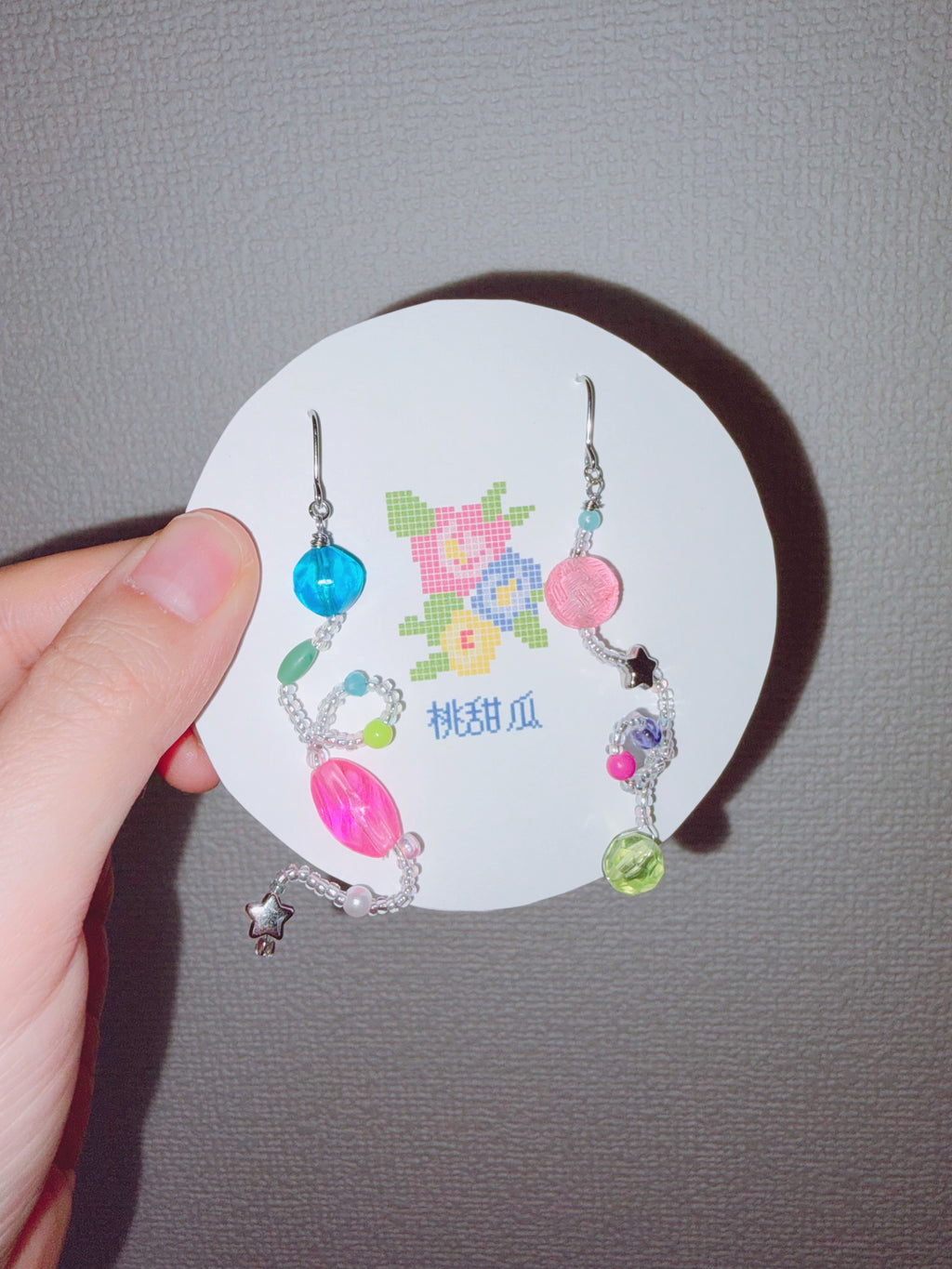 Momomeronn桃甜瓜 | Bead Universe Earring
