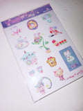 Plastic Peco | Always Love You Clear Glitter Sticker Sheet