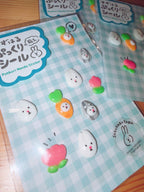 Handmade Clay Sticker Sheet