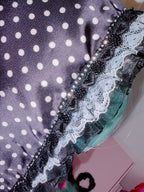 Riluet | Handmade Black Dotted Hat