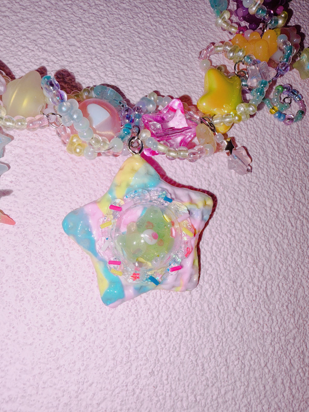 Wakuwakuma Accessories | Starship Rainbow Universe Necklace