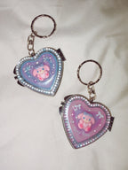 Hand Painted Mirror Keychain