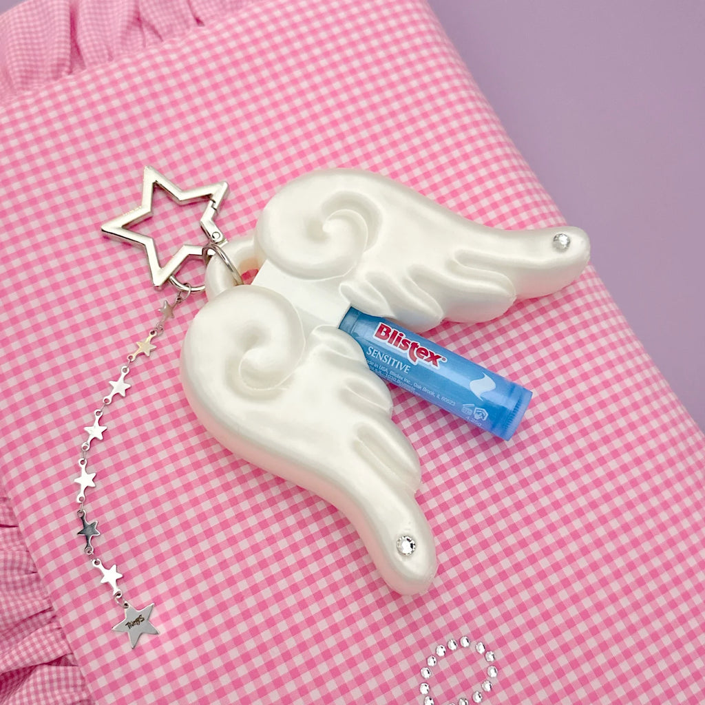 THINGS | Angel Wing Lipbalm Case (White)