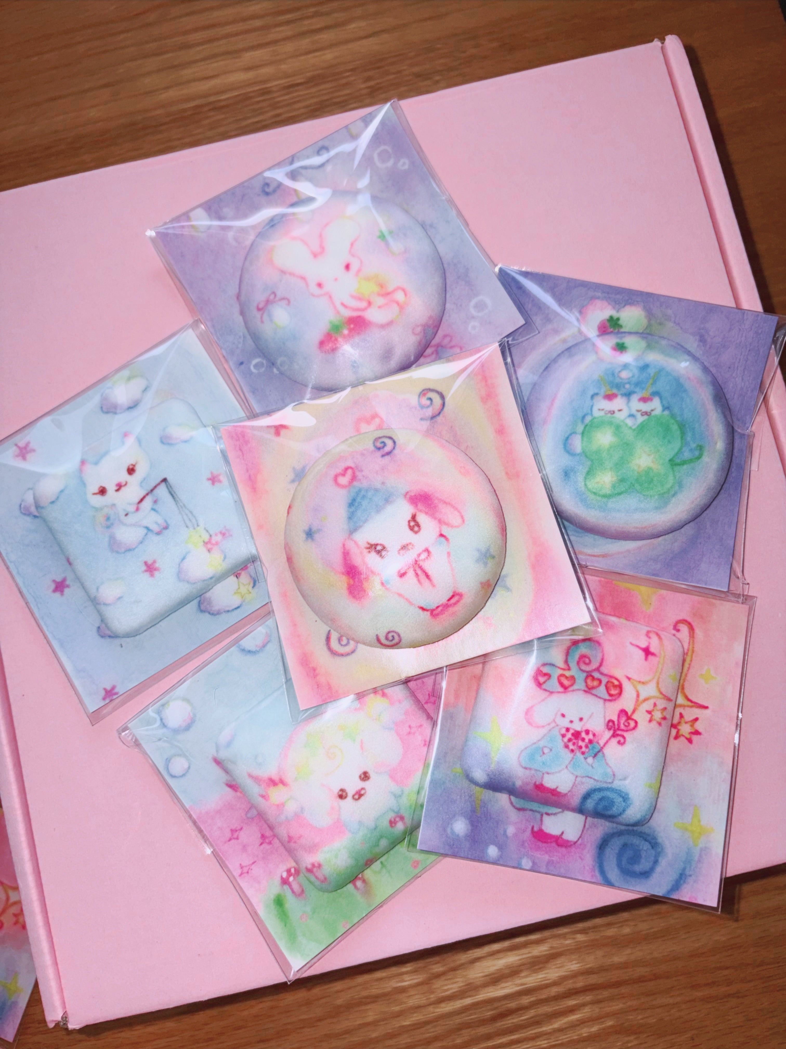 Plastic Peco | Soft Spell Pastel Pins