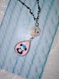 galog | Handmade Silver Necklace - Sleeping Panda