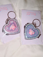 Hand Painted Mirror Keychain