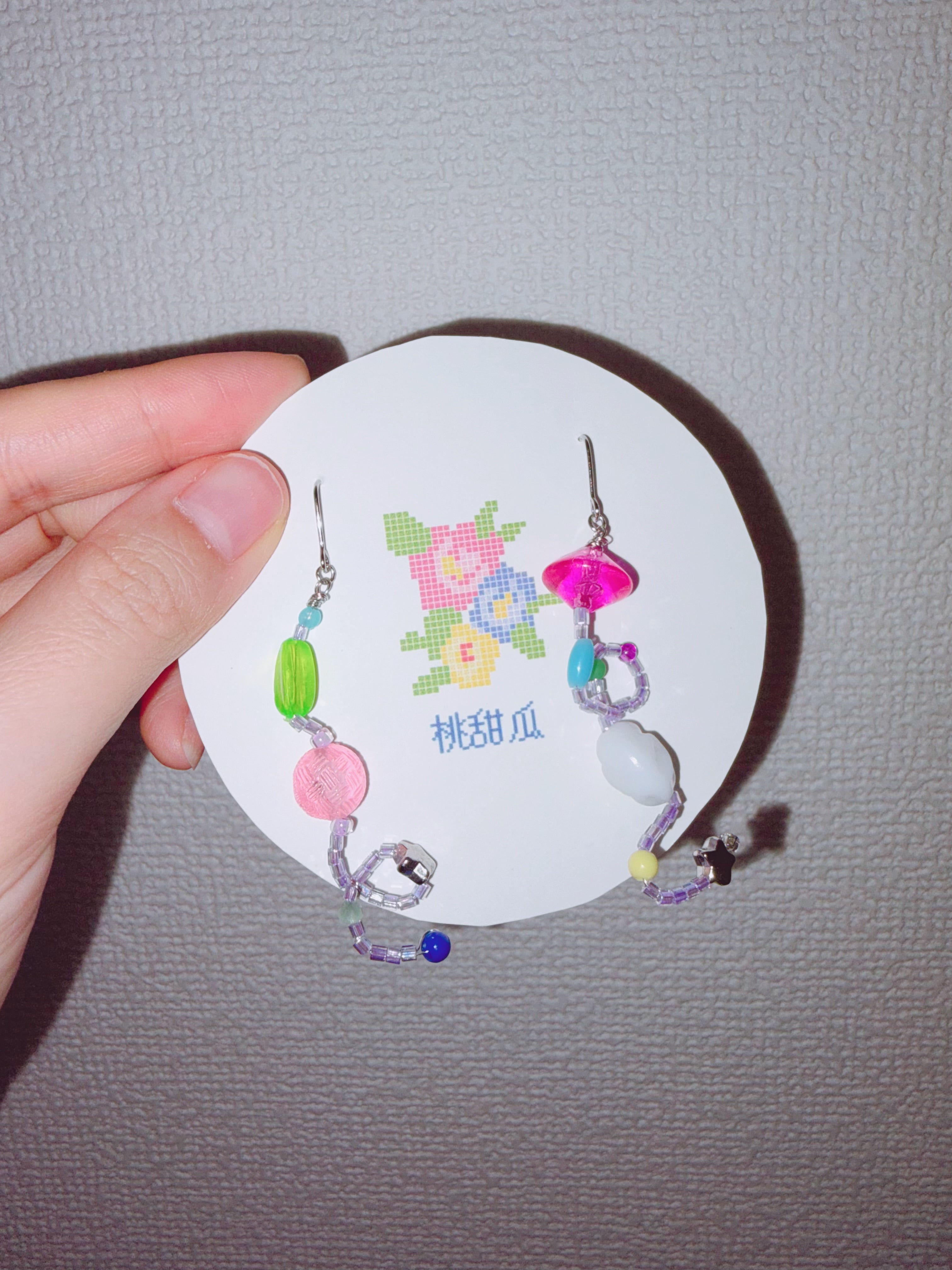 Momomeronn桃甜瓜 | Bead Universe Earring