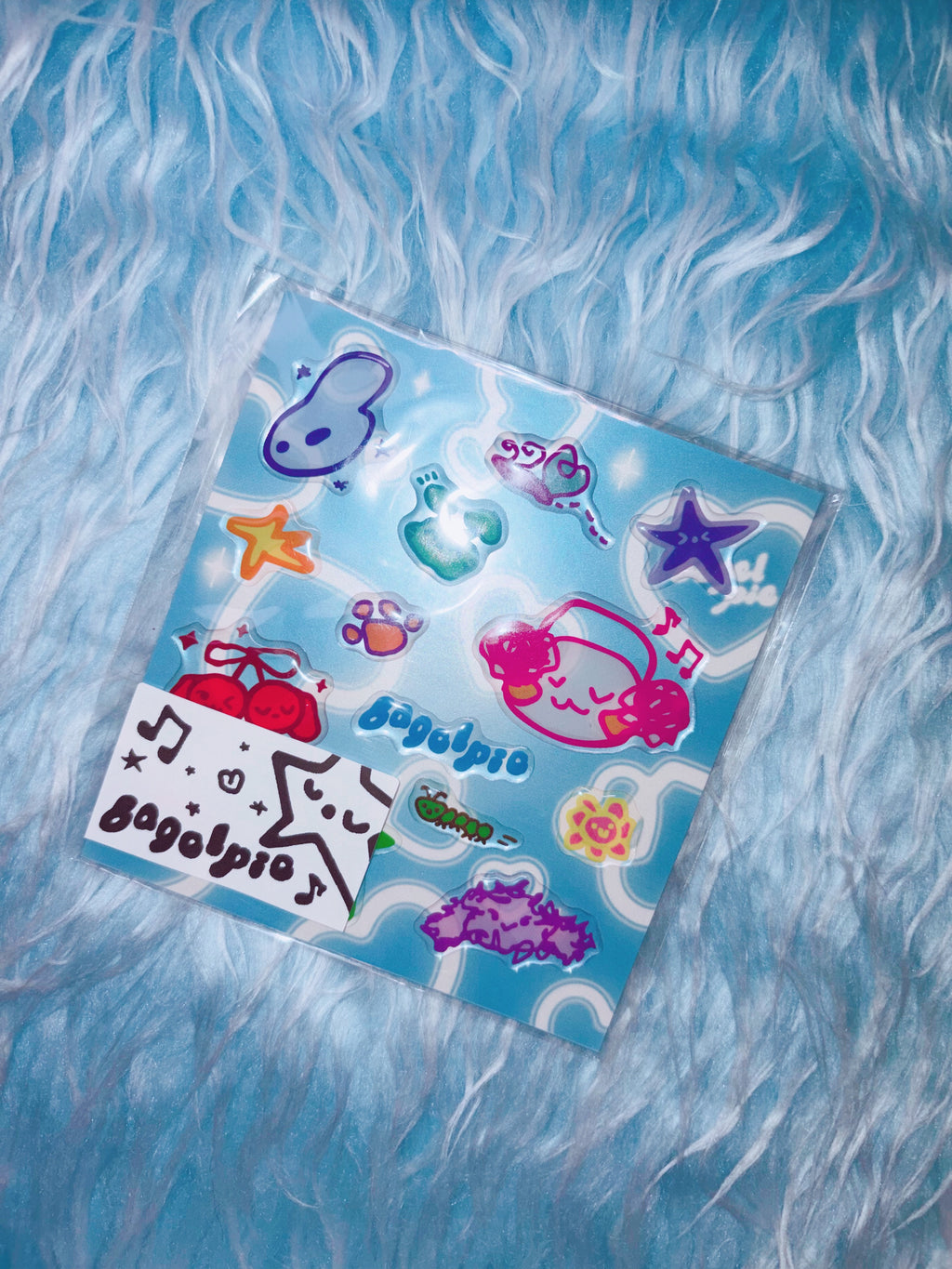 bagelpie | 3D Sticker Sheet