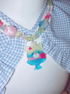 Wakuwakuma Accessories | Shaved Ice Teddy Bear Necklace
