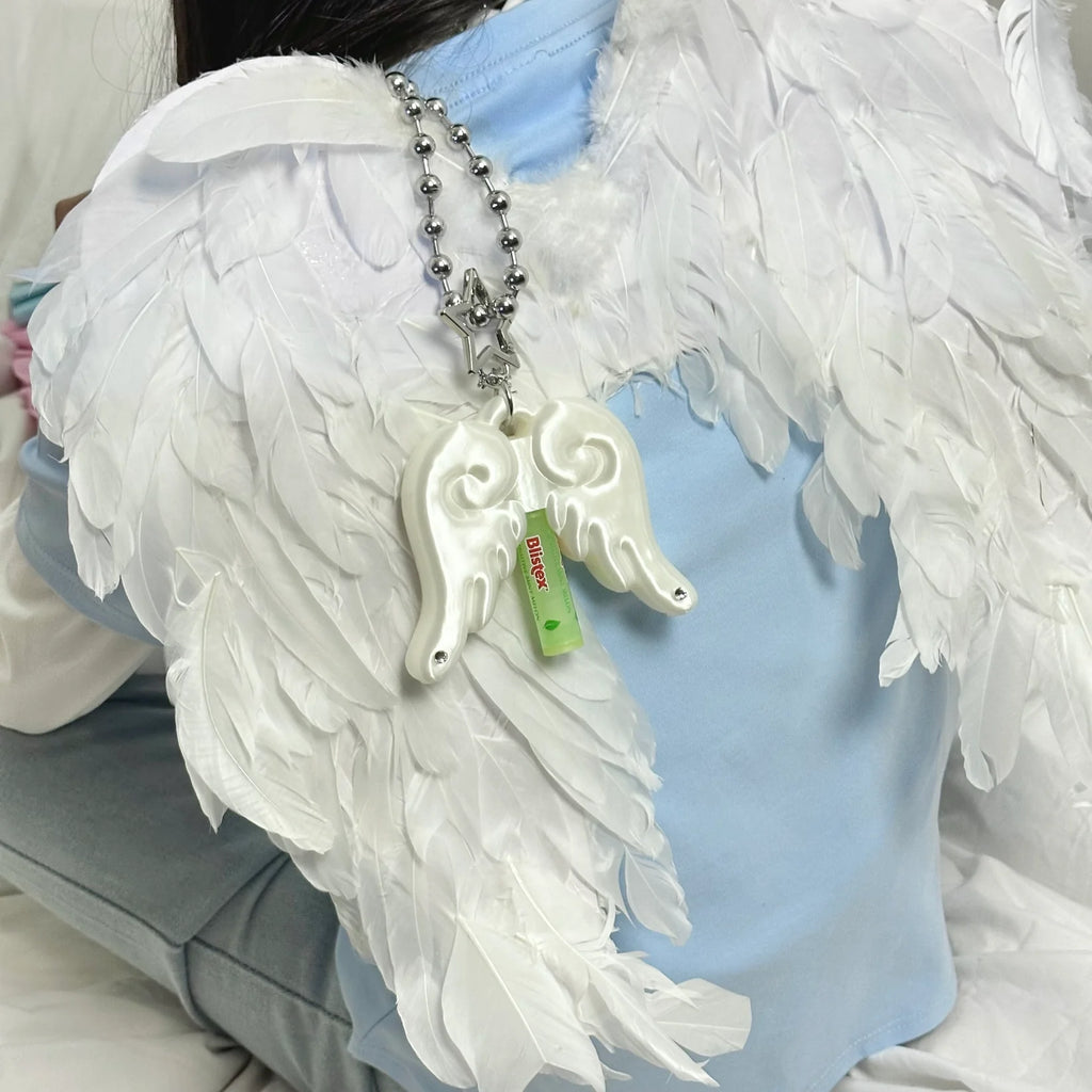 THINGS | Angel Wing Lipbalm Case (White)