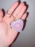 Hand Painted Mirror Keychain