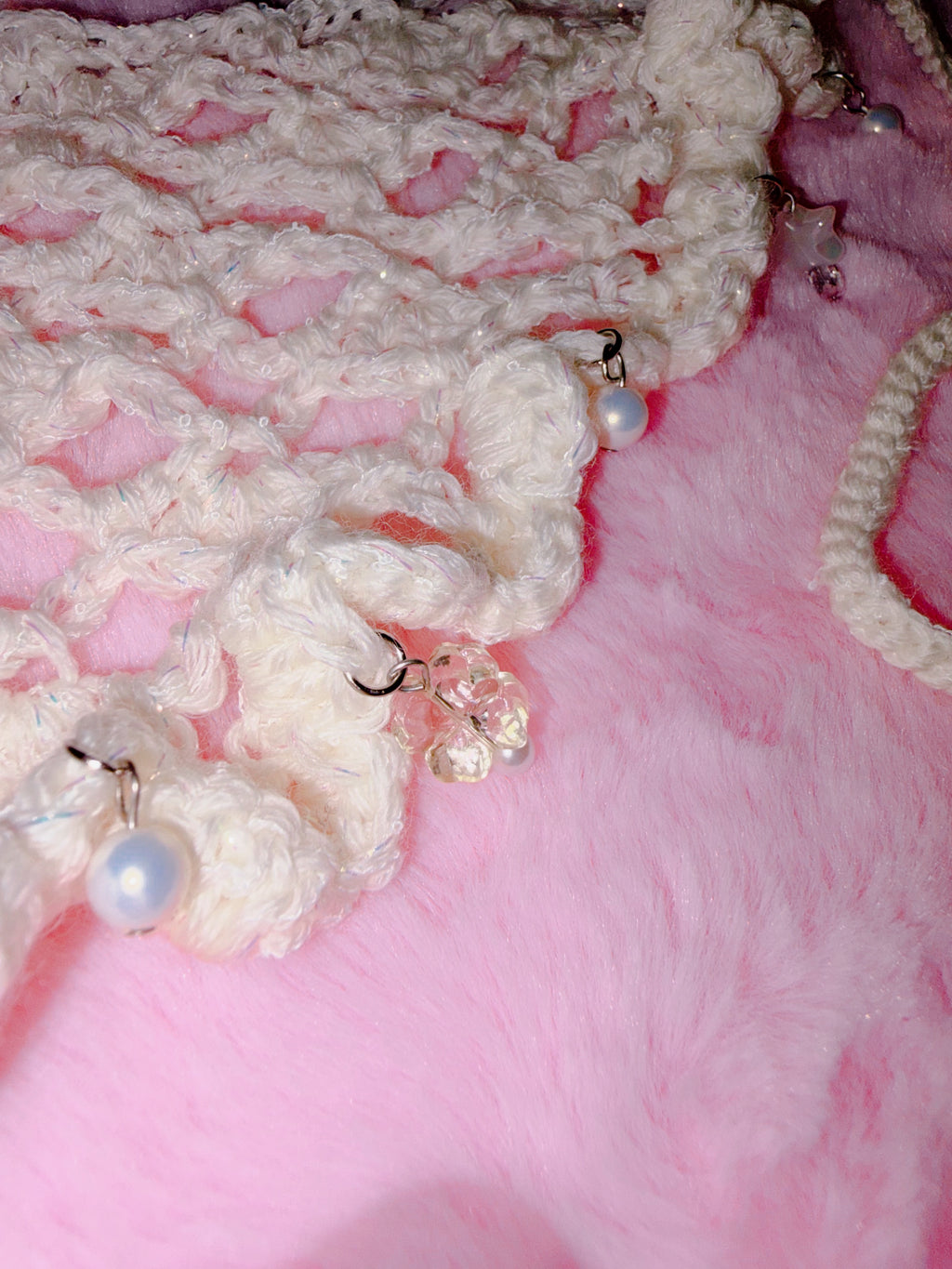 Riluet | Multiway Knitted White Ribbon Scarf