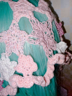 Riluet | Multiway Knitted Pink Star Scarf
