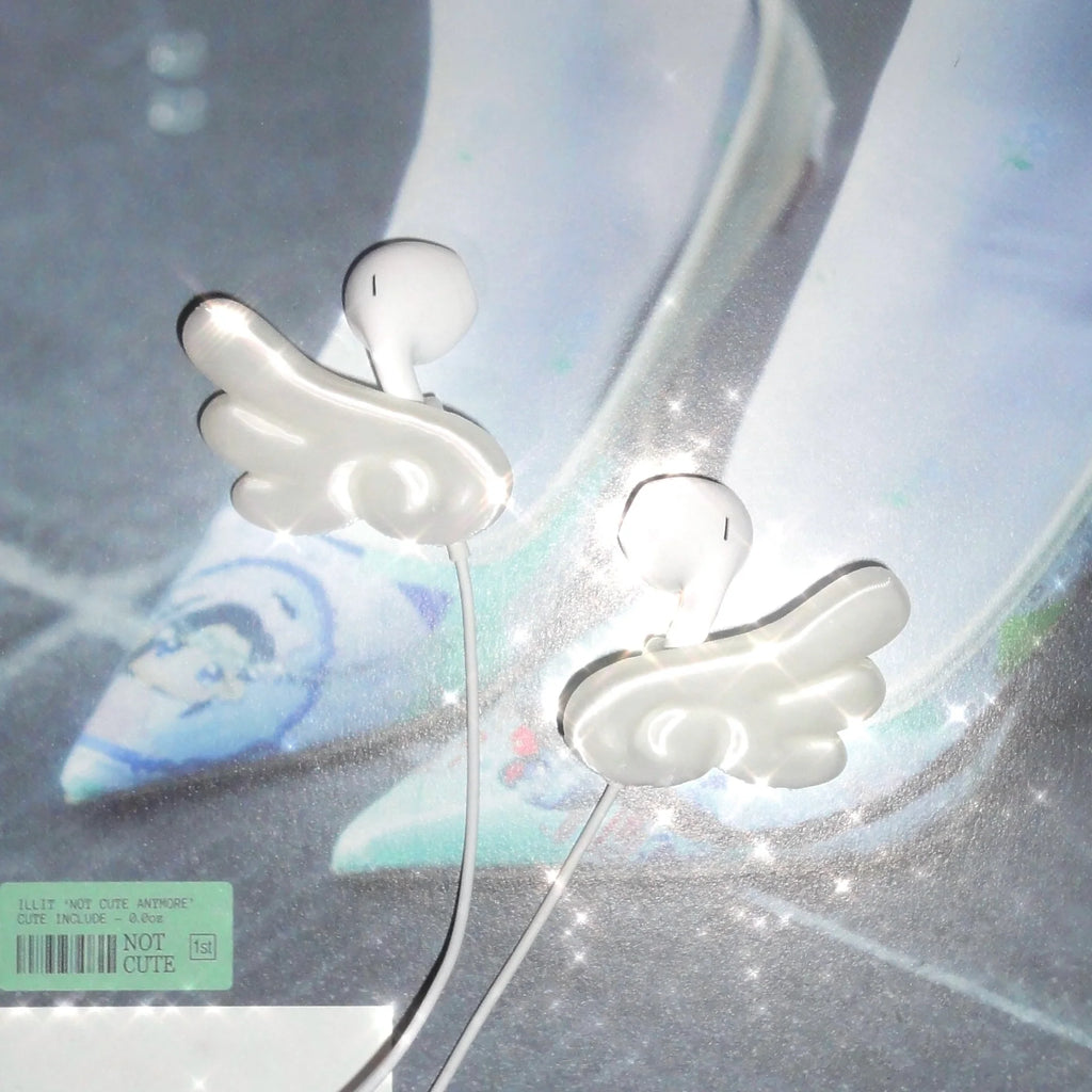 THINGS | ꒰ঌ Cupid’s Wings ໒꒱ Earphone Attachment (White)