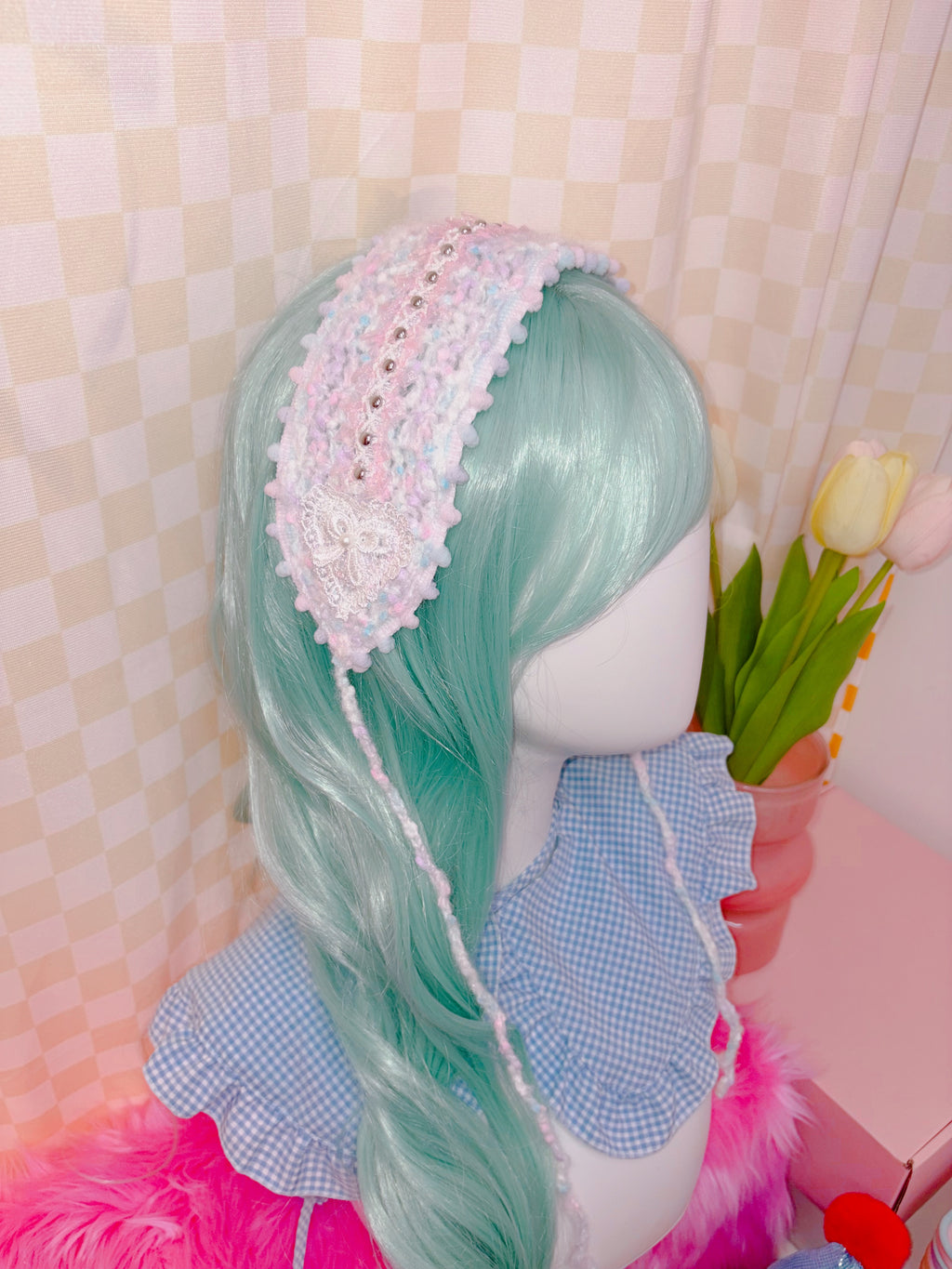 Riluet | Knitted Dreamy Heart Headdress