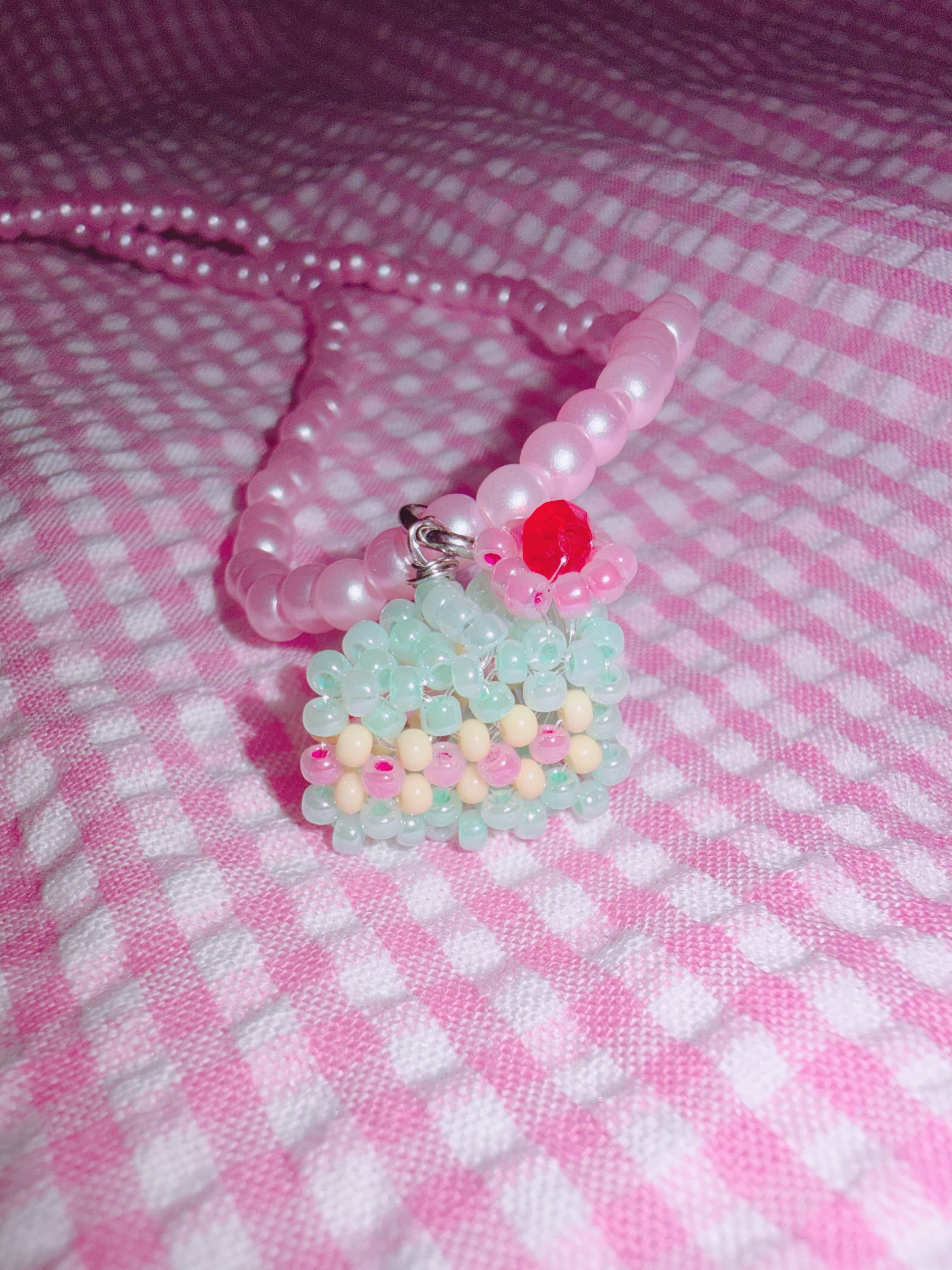 Momomeronn桃甜瓜 | Bead Cake Necklace