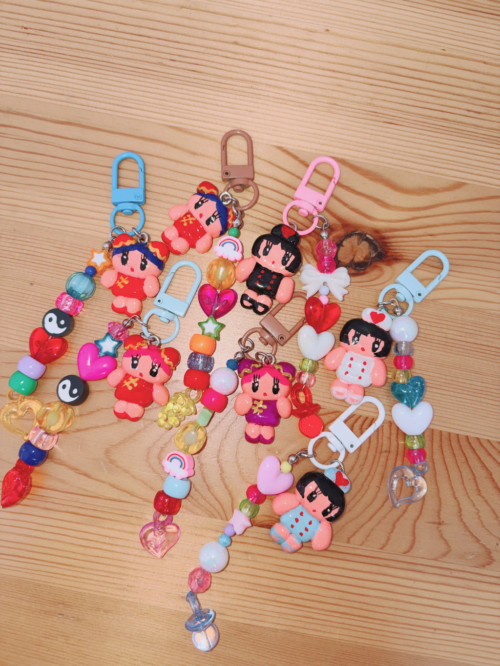 Momomeronn桃甜瓜 | Bead Clay Keychain