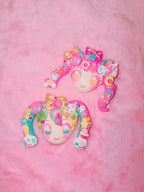 Fancyshop Usami | Handmade Clay Brooches - Pink Decora