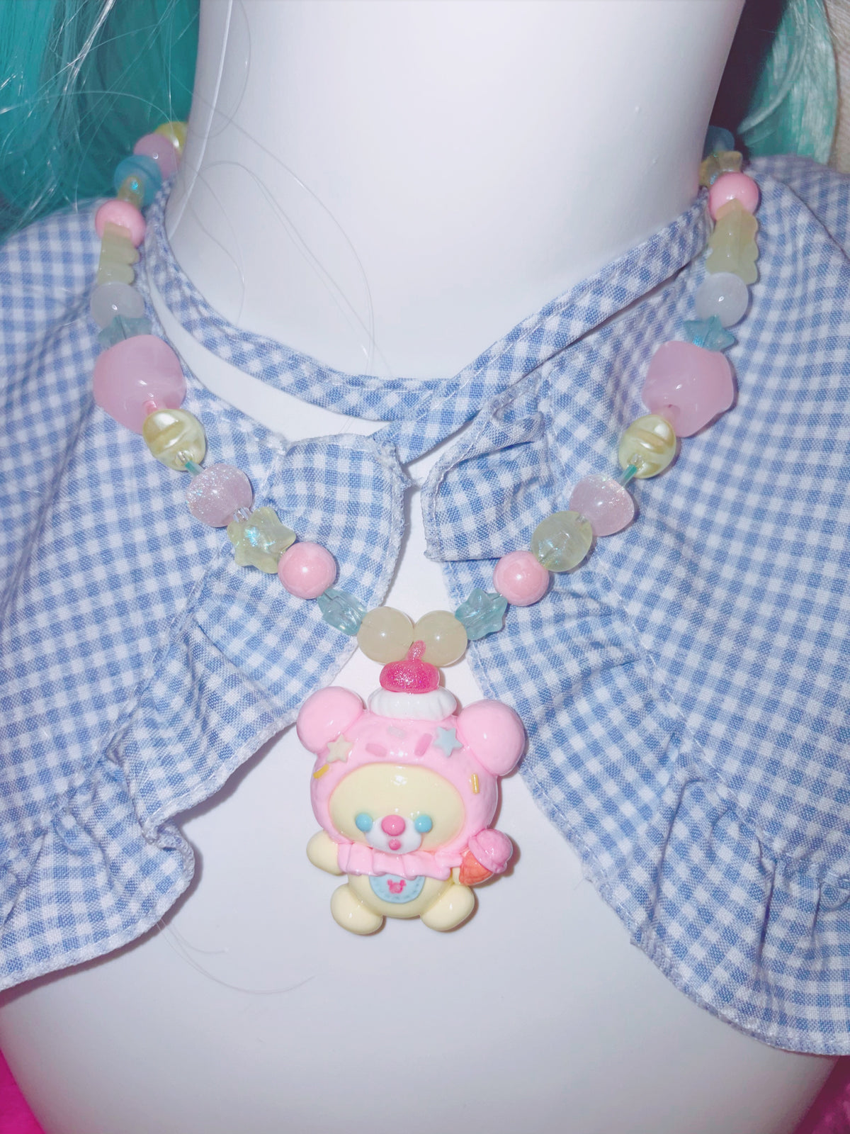 Wakuwakuma Accessories | Dream Teddy with Ice Cream Hat
