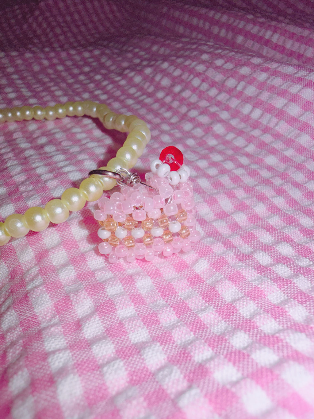 Momomeronn桃甜瓜 | Bead Cake Necklace
