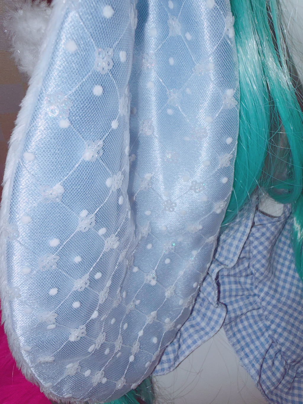 Riluet | Knitted Bunny Ear Hat - Blue