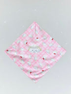 A Meng | Pink Dumpling Silk Scarf