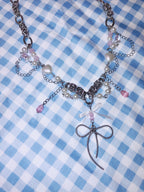 Expecto Beadronum | Silver Ribbon Necklace