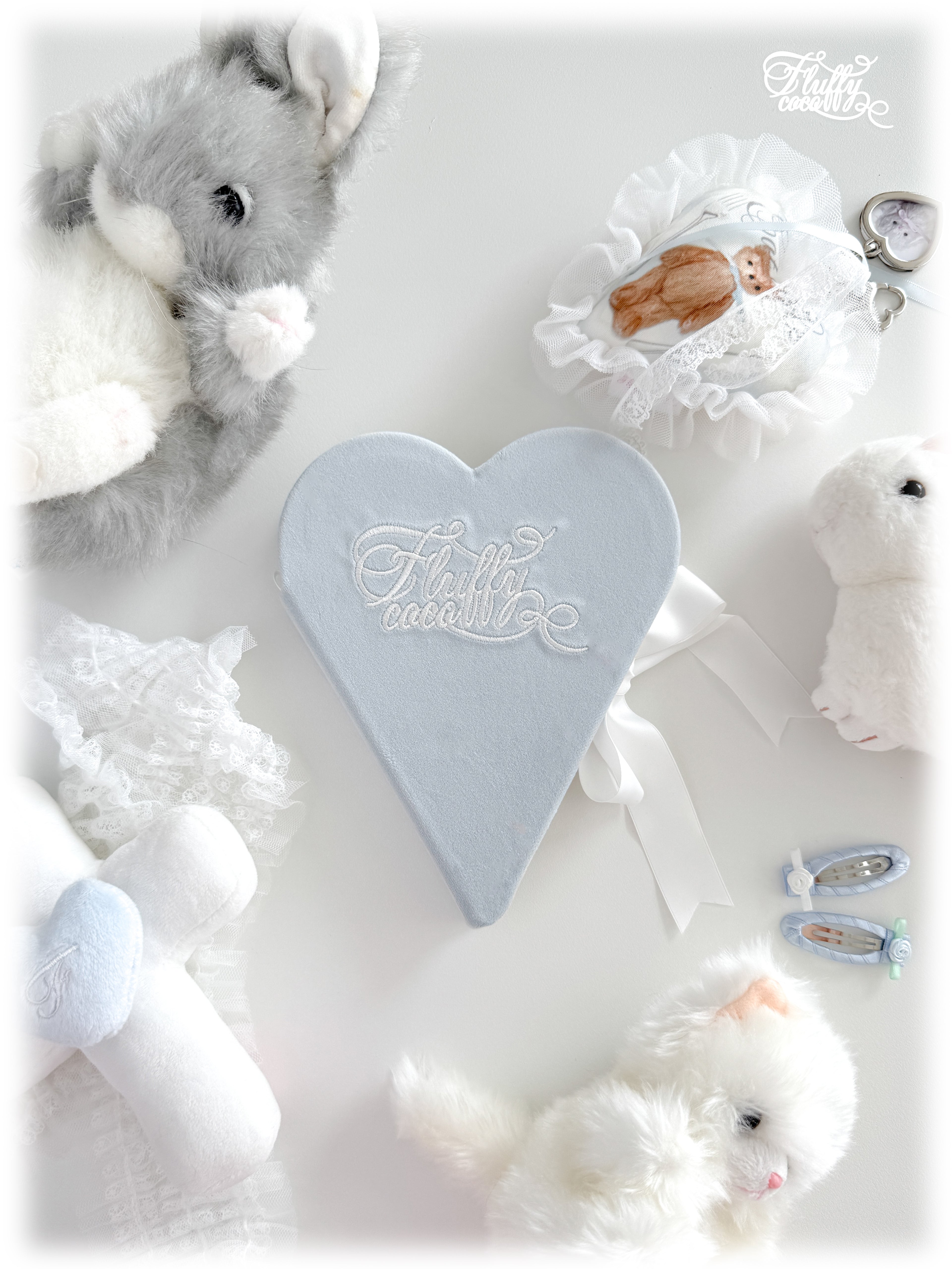 Fluffy Coco | Heart Shaped Note Book