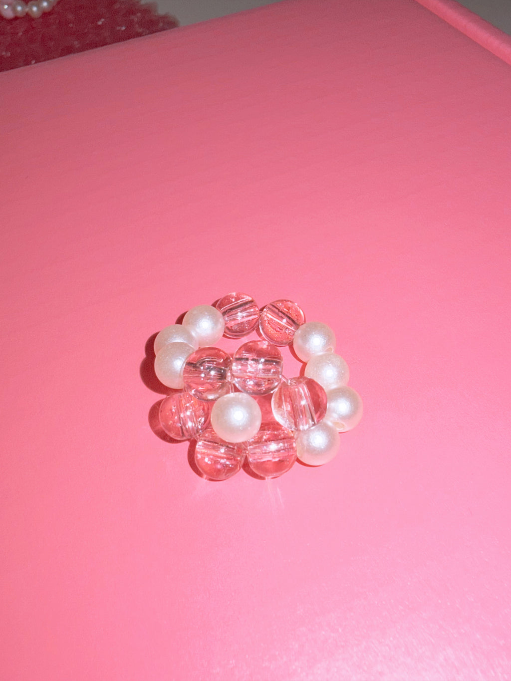 Expecto Beadronum | Pink Flower Ring