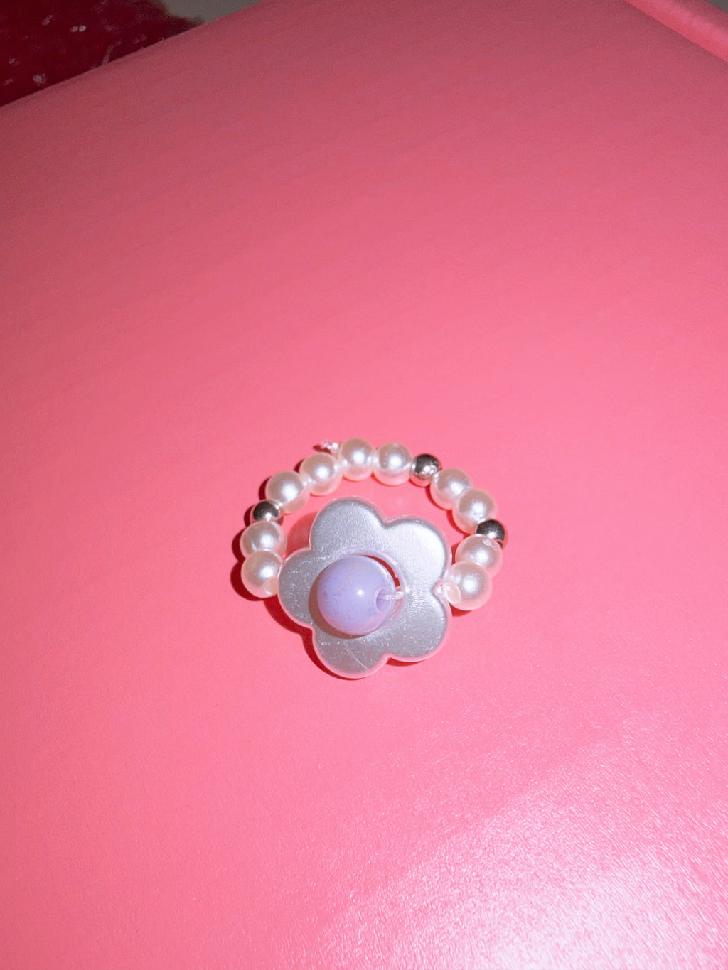 Expecto Beadronum | Purple Flower Ring