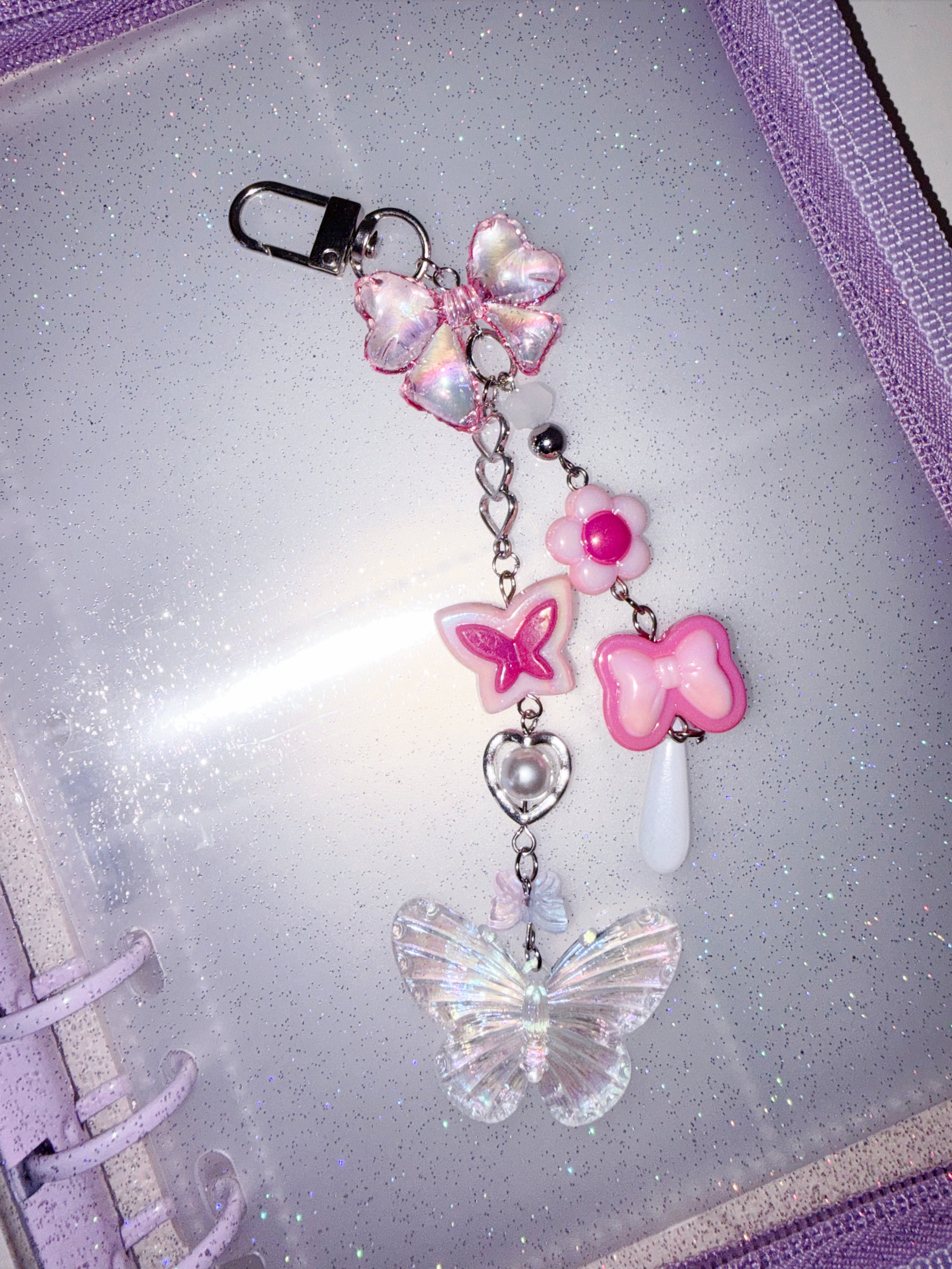 Expecto Beadronum | Vivid Butterfly Keychain